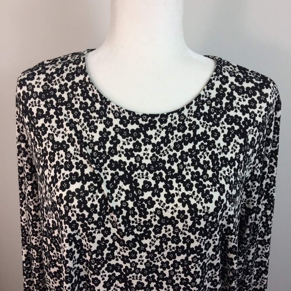 NWT J. Jill Wearever Collection Floral Tunic 2X - Picture 4 of 8